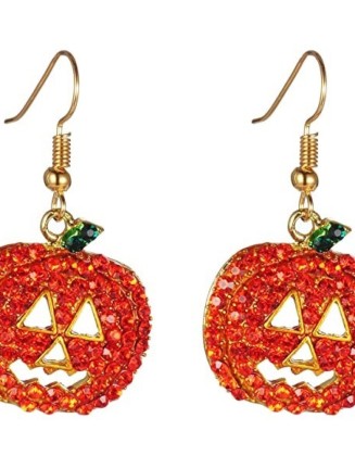 2 pairs Halloween Pumpkin Earrings