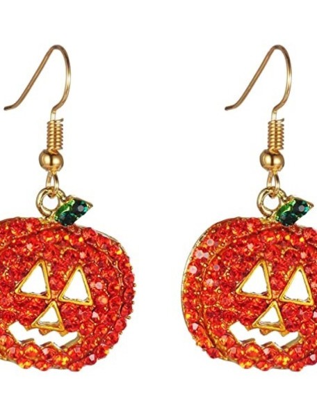 2 pairs Halloween Pumpkin Earrings